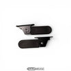 Set de reposapiés (izquierda y derecha) Volta GTS One | Plegable | Reposapiés originales para acompañante | Negro