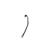 Toma de carga con cable para hoverboard / patinete eléctrico | Toma redonda de 3 pines, conector de 4 pines, 4 cables | 18 cm | plateado, con tuerca