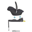 Base Maxi-Cosi CabrioFix i-Size | ISOFIX y Click & Go | Para CabrioFix i-Size | Negro