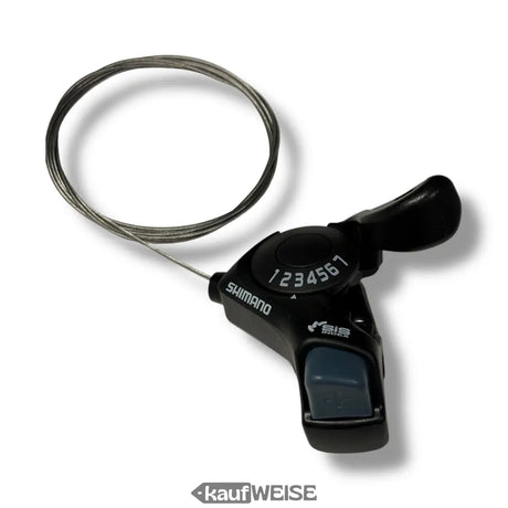 SHIMANO Tourney SL-TX30-7R palanca de cambios para el lado derecho (7 velocidades) | con indicador de cambios | incluye cable de 2050 mm