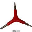 Llave Allen de seguridad Urban Armor para frenos en Y (4 / 5 / 6 mm) | Roja | Herramienta hexagonal interior de 3 vías