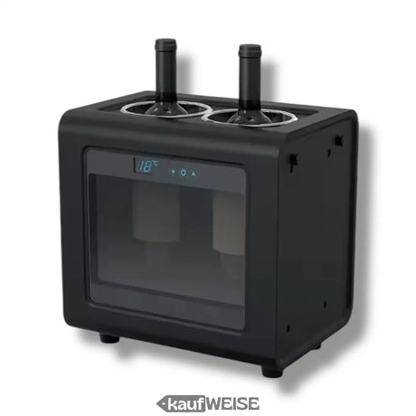 Enfriador eléctrico de vino para 2 botellas – LED y táctil | Rango de temperatura de 7-18 °C