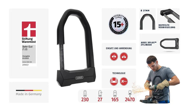 Candado de bicicleta más seguro: El ABUS Granit Super Extreme 2500 en detalle