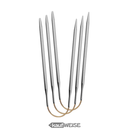 Addi CraSy Trio Long Flexibles Juego de agujas de calcetín de 26 cm, set de 3 | 161-2