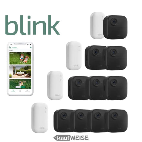 Blink Outdoor 4 Kit de cámara de vigilancia | Elige entre 1-4 cámaras | incluye módulo de sincronización