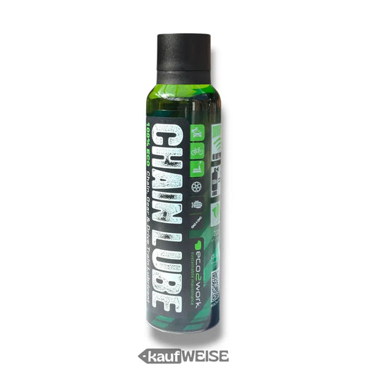 Cadena en aerosol (2 x 200 ml) | Biodegradable | Para bicicleta, moto, coche y más | Eco2work