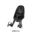 Qibbel Air Asiento delantero para bicicleta negro | Montaje del tubo del manillar | 9 meses - 3 años (15 kg) | acolchado de malla