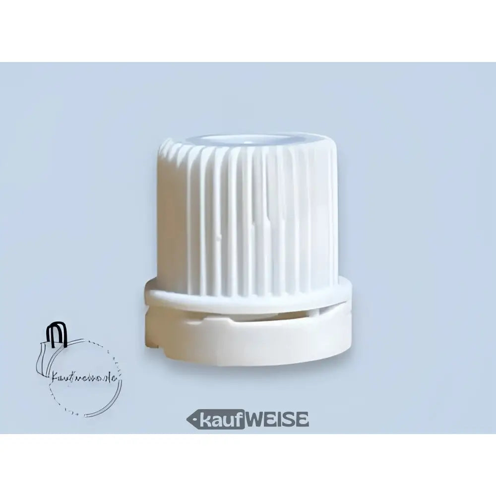 Weiße ribbed Flaschenverschluss für 20 Stück mit kostenloser Versand
