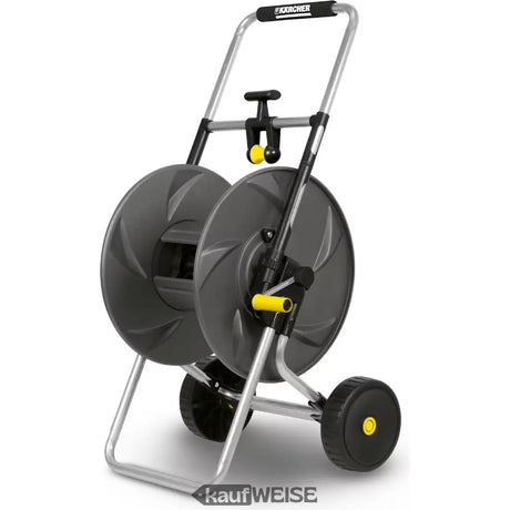 Kärcher carro de manguera metálico HT 80 M (set) | resistente y libre de óxido | para mangueras de hasta 80 m | con guía de la manguera