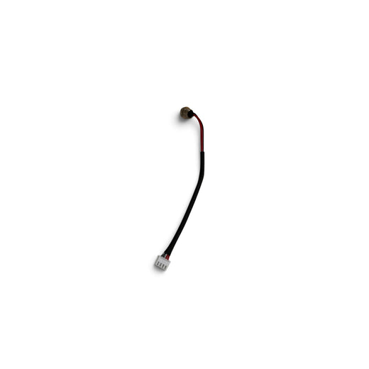 Toma de carga con cable para hoverboard / patinete eléctrico | Toma redonda de 3 pines, conector de 4 pines, 4 cables | 18 cm | plateado, con tuerca