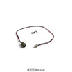 Toma de carga con cable para hoverboard / patinete eléctrico | Cableado de 2 polos, conector redondo de 3 pines | 44 cm | Incl. tuerca y arandela
