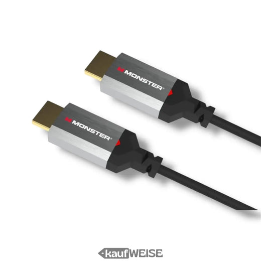 Monster Essentials Cable HDMI | 4K Ultra HD y 60 Hz | 18 Gbps de alta velocidad | V-Grip contactos dorados