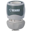 Rehau Conector de manguera Comfort de 3/4 de pulgada (19 mm) | Empuñadura suave | Acople rápido para manguera de jardín