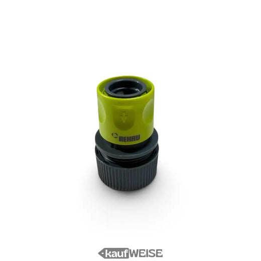 Rehau acoplamiento universal para manguera de 3/4 pulgadas (19 mm) | agarre con goma | sistema de conexión rápida para manguera de jardín