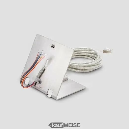 Siedle Access soporte de mesa AZTVP 870-0 E | Acero inoxidable cepillado | Para panel de vídeo AVP 870 | Incl. cable