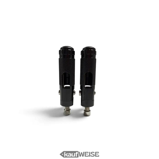 VOLTES Urban Armor Fold 2.0 | Estriberas plegables, par | 8,5 cm | Negro